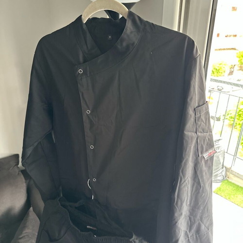 Chef uniform set new, medium size, ideal press