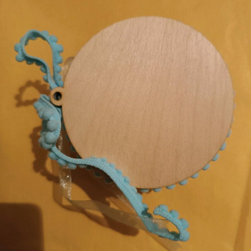 Christmas ball baby loading like new, handmade wooden 10 cm