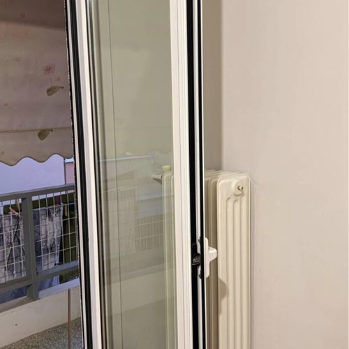Europa Balcony Doors with Double Glass like new, set of 3 with frames