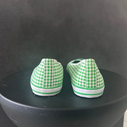 Alexi Andriotti ballet flats new, green-white checked, size 39