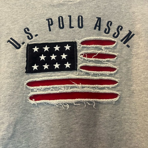 Men's Grey Sweatshirt Jacket U.S. Polo Assn. no L Like New