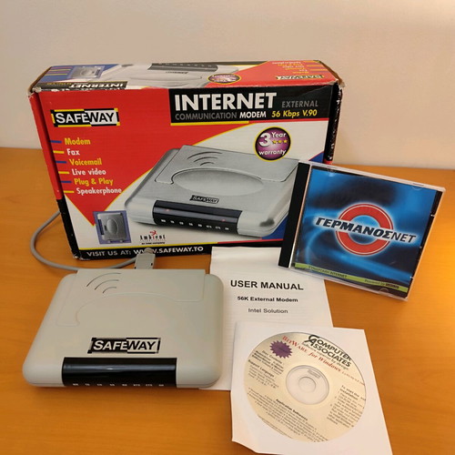 Retro PC modem and RAM bundle used, vintage tech