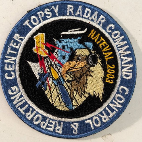 Military Air Force Patch Topsy CRC Radar NATEVAL 2003 like new