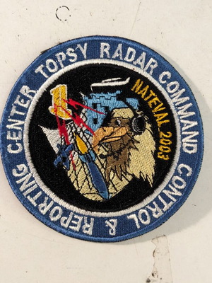 Military Air Force Patch Topsy CRC Radar NATEVAL 2003 like new