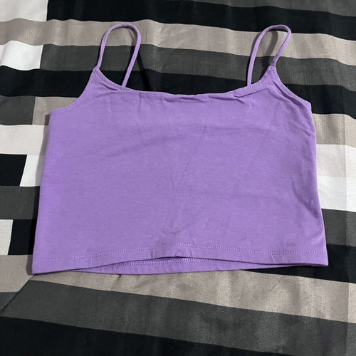 Purple tank top size S