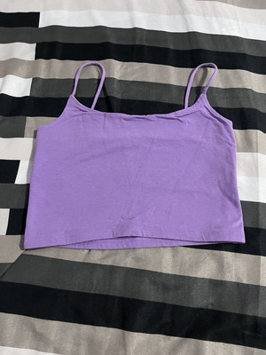 Purple tank top size S
