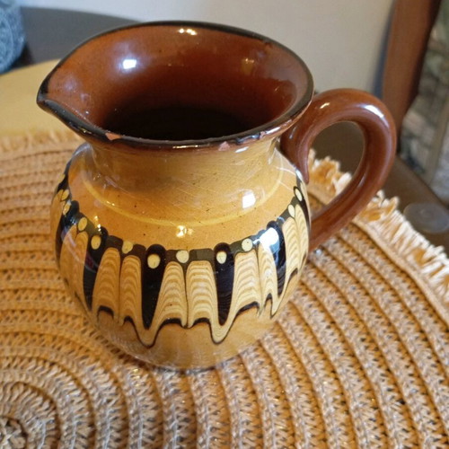 Clay jug used, small