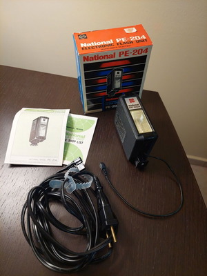National PE-204 Flash rare collectible like new
