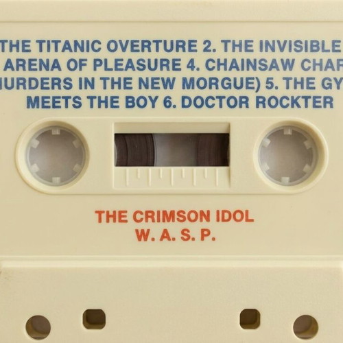 W.A.S.P. The Crimson Idol cassette, metal