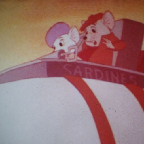 Super Color Sound 200ft Albatros Airlines Disney 1977 Cartoon Like New