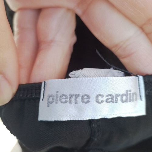 Pierre Cardin satin women's top used, size S/M, black