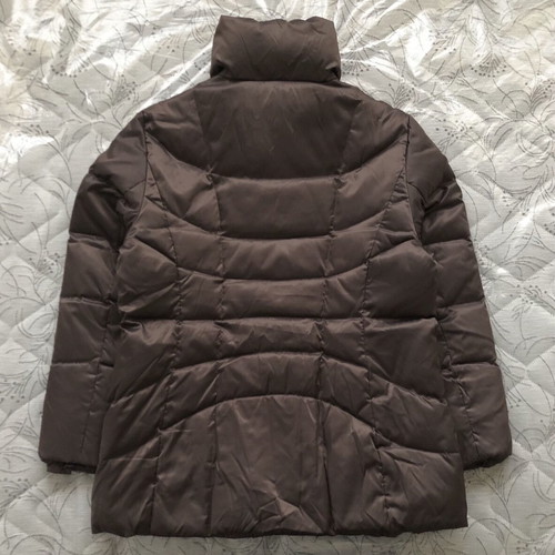 Concept UK down jacket used, women's winter coat, brown, size L