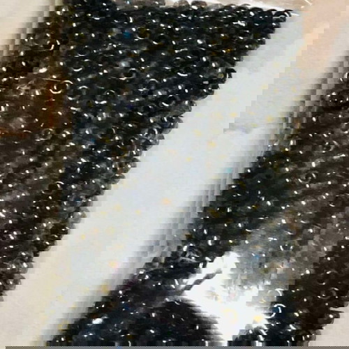 Γυάλινες χάντρες LUMINGZANG No 38 καινούργιο, 1000 τεμ., 1 mm