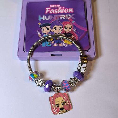 K-Pop Demon Hunters Children's Bracelets Set of 3 with Charms