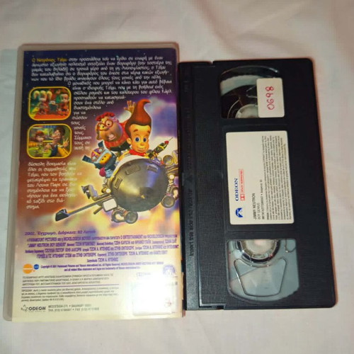 Jimmy Neutron Boy Genius VHS used, dubbed animated movie