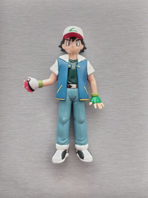 Vintage Tomy Pokemon Ash Ketchum 1998 Collectable Action Figure used