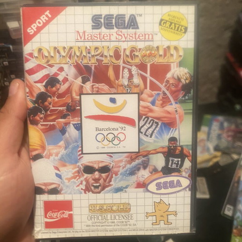 Olympic Gold Sega Master System game like new