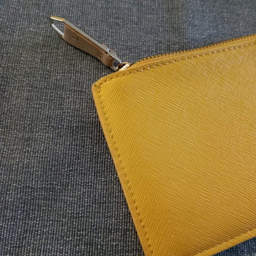 Trussardi wallet like new, yellow