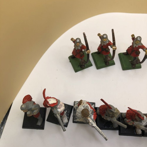 Warhammer Empire fantasy archers and riflemen set, used, 17 figures
