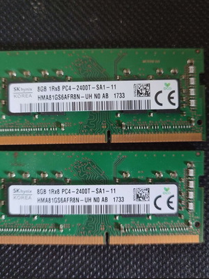 Sk Hynix 16GB (2x8GB) DDR4 2400MT/s RAM μεταχειρισμένο