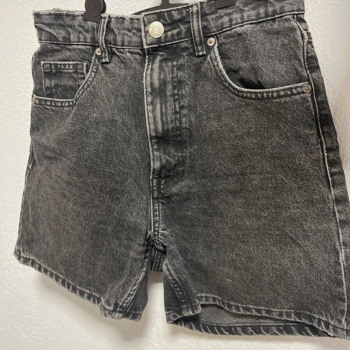 Zara black denim shorts like new, size S
