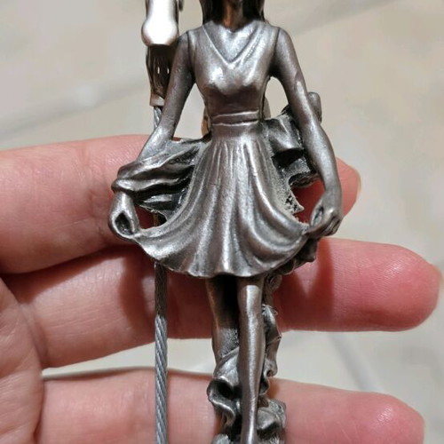 Metal fairy decorative with photo clip new