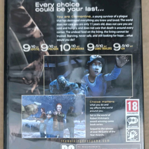 The Walking Dead Season Two PC DVD-ROM like new