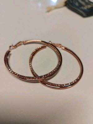 Loisir hoop earrings like new in rose gold