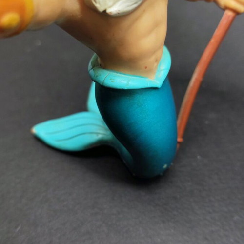 Triton Disney figure used, The Little Mermaid King Triton PVC