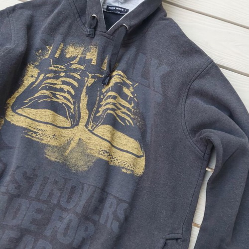 New Wave hoodie like new, size S, black and gray