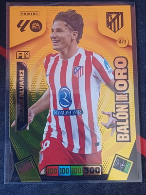 Panini Adrenalyn XL La Liga 2025/26 Julián Álvarez Balon de Oro card like new