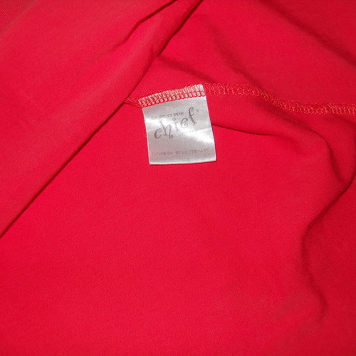 Chief dress used for girl 4-6 years red