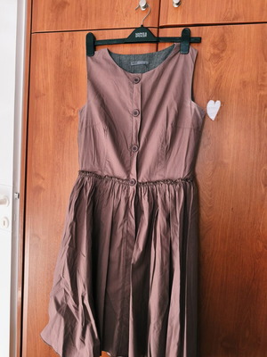 Helmi dress used Small rotten apple brown