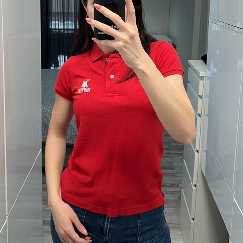 Greenwich Polo Club blouse red like new, size S