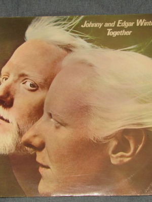 Johnny Winter & Edgar Together vinyl record used, blues rock