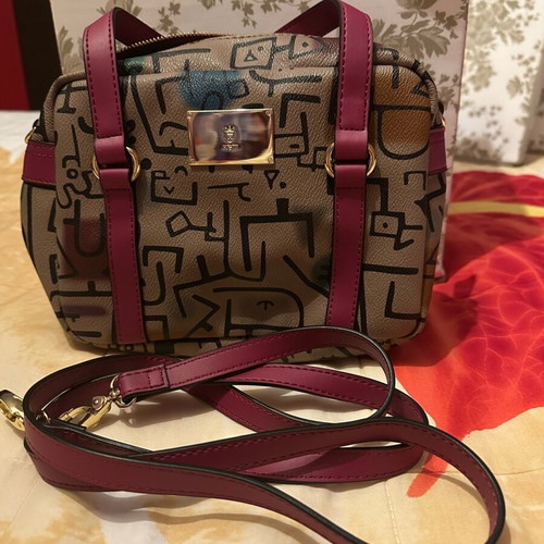 Kem crossbody bag new, multicolor, convertible to handbag