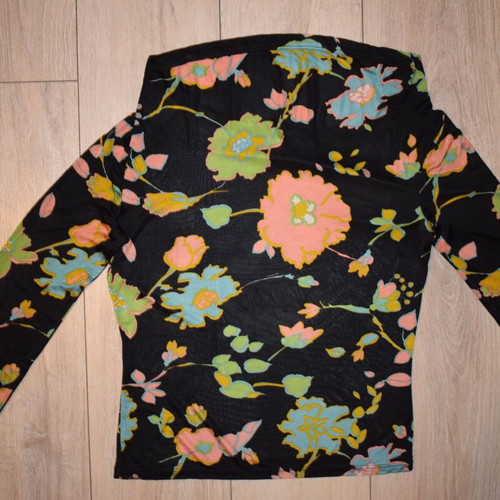 Red Valentino blouse with flowers like new, size 46