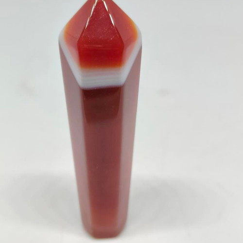 Agate (Sardonyx) Mineral Crystal Tower like new
