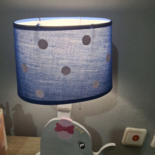 Handmade children's table lamp like new