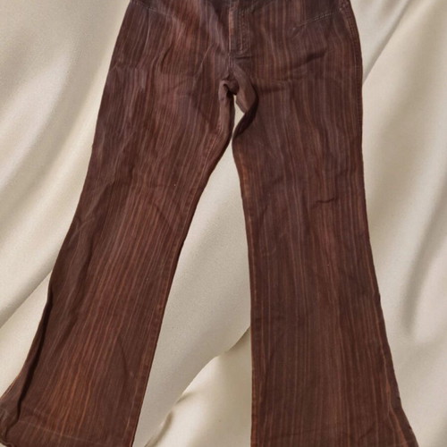 Mexx striped brown flare jeans used, waist 44 cm
