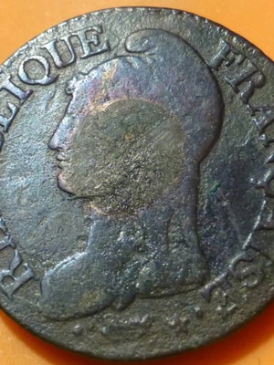 Γαλλία 5 centimes μεταχειρισμένο νόμισμα