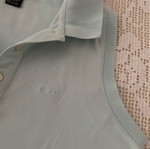 DKNY M women's blouse in sky blue, used!