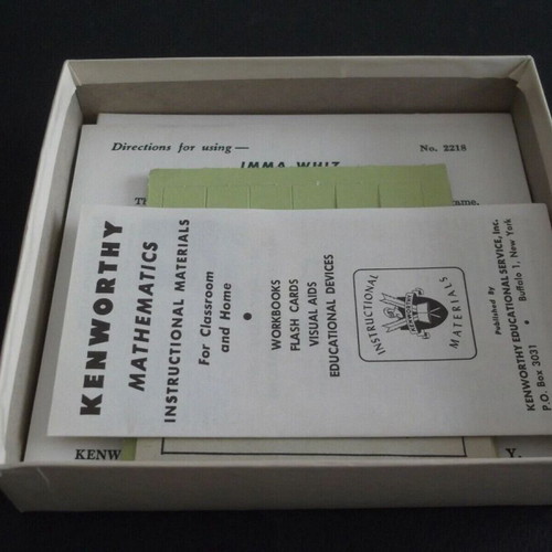 Imma Whiz Vintage Educational Math Game used, multiplication and division