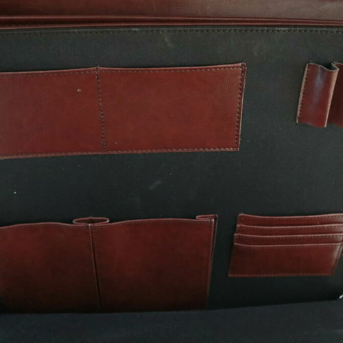 Leather Briefcase new, brown