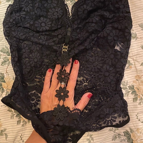 Shein bodysuit new, lace, size M