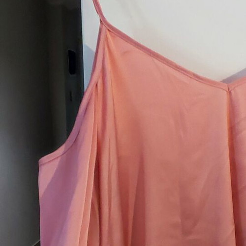 Thesis satin blouse new, pink, size L