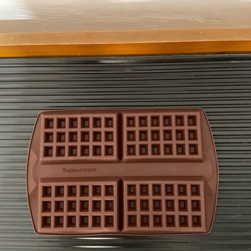 Tupperware Silicone Mold New for Waffles with 4 Cavities