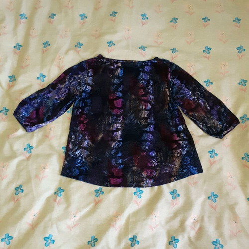 Bimba gothic blouse used, size M, multicolor