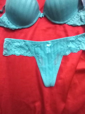 Σετ δαντέλα μπλε καινούργιο, μεγέθη S και M