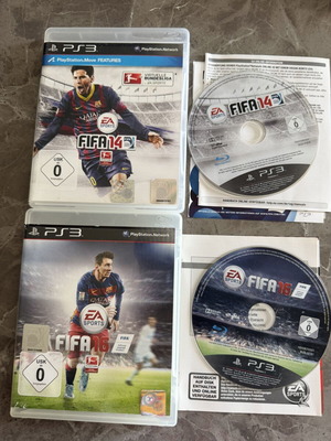 FIFA 16 and FIFA 14 PlayStation 3 PS3 PAL Edition like new